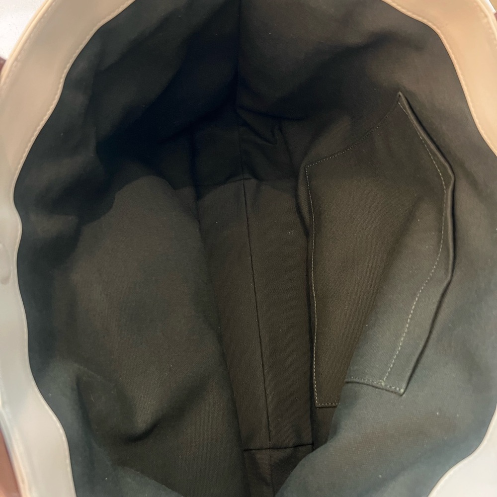 Kith Women's Shearling Tote Bag - Black, White, And Brown View 3